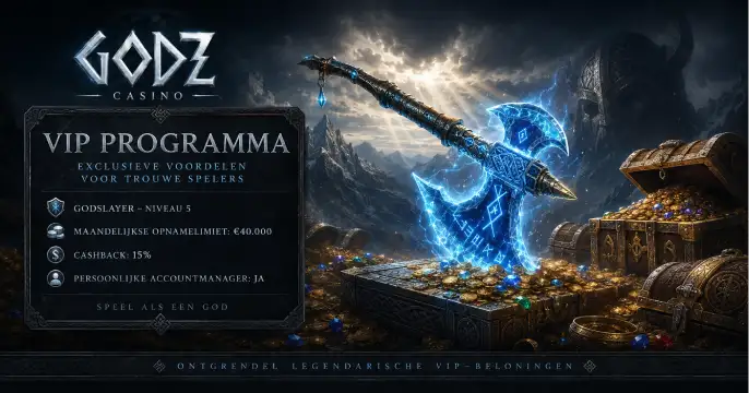 Godz Casino VIP-programma banner